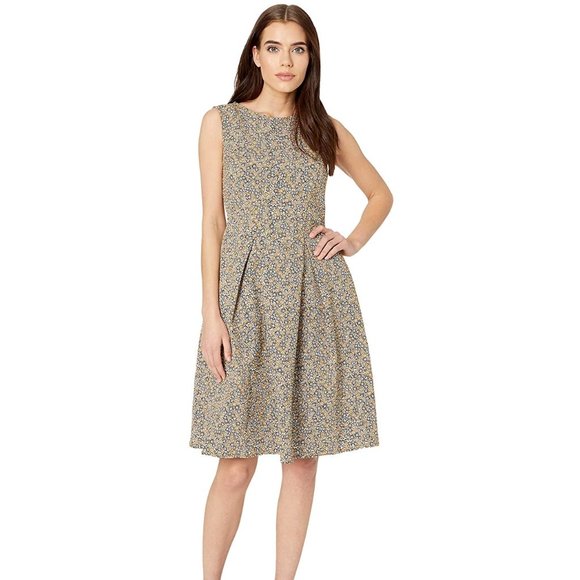 Max Studio Dresses & Skirts - NWT Max Studio Textured Jacquard Floral A-line Cocktail Dress Sz XL